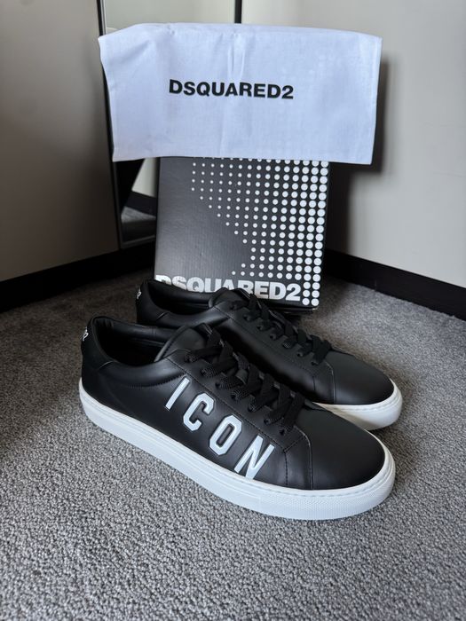 Dsquared2 Icon sneakersy - czarne, rozmiar 44