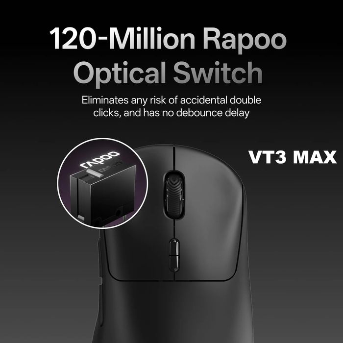 Rapoo VT3 Max Gen2, PixArt 3950(45k dpi), 4K/8k