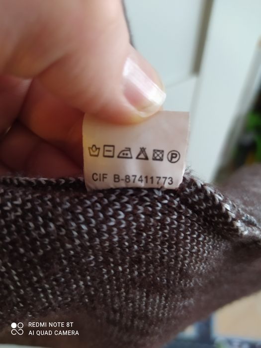 Kamizelka długa wełniana