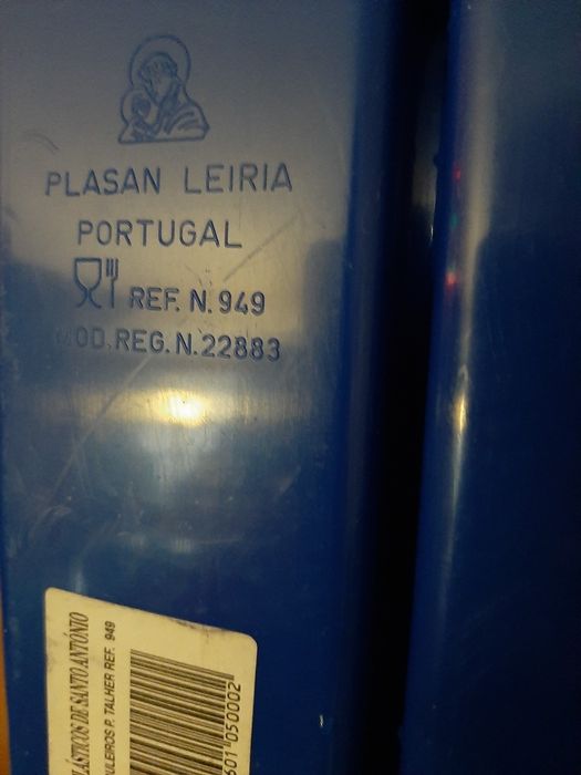 Tabuleiro Talheres Azul Grande