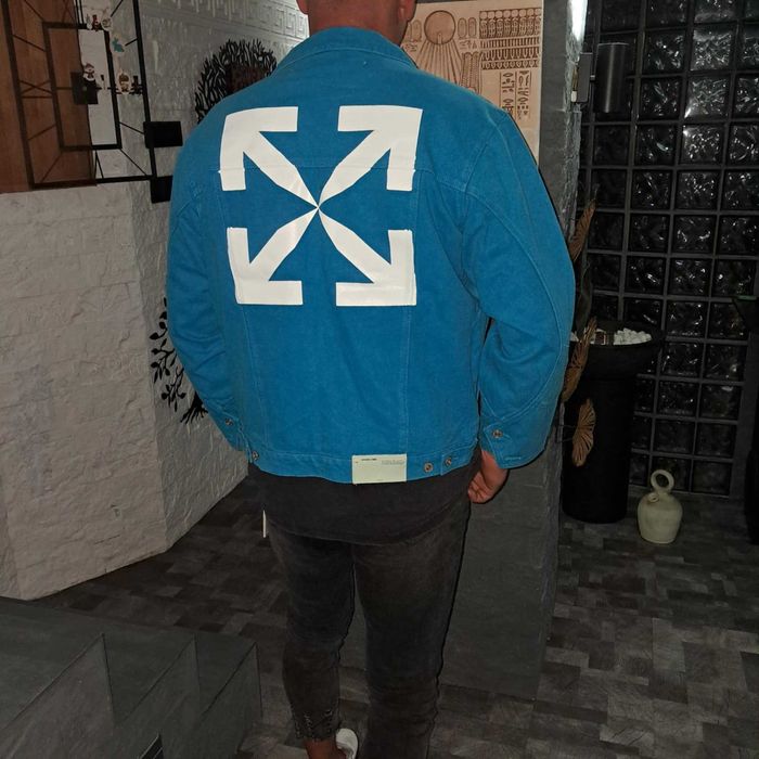 kurtka jeans Off White rozmiar XL