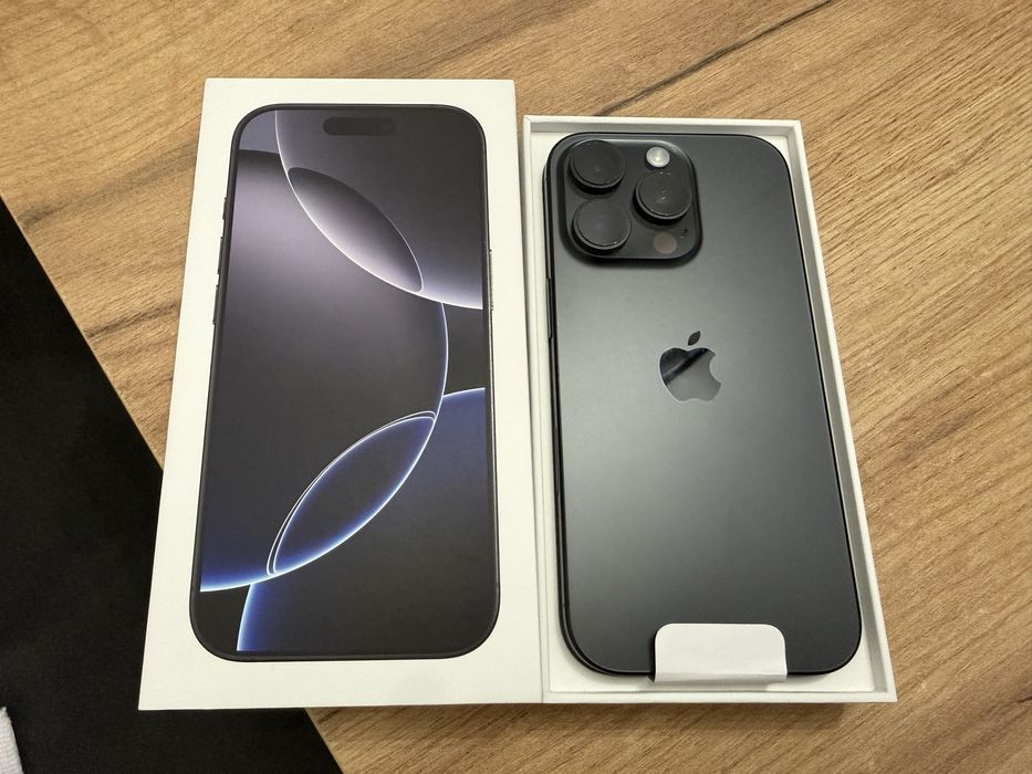 IPhone 16 Pro Black Titanium 128gb czarny stan BDB