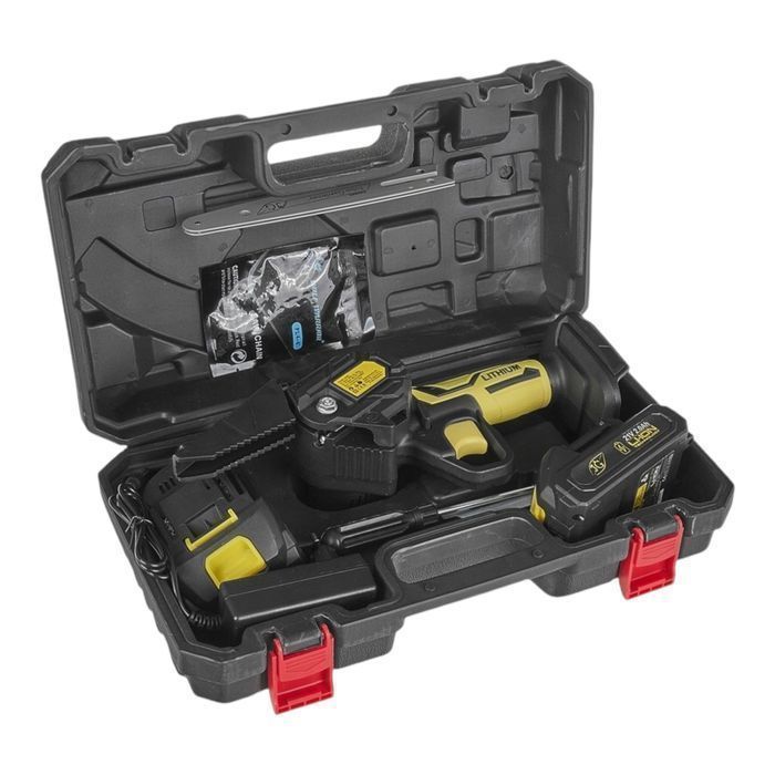 Piła Łańcuchowa Akumulatorowa 6cali 2 baterie 21V – Zestaw Xxl G80665