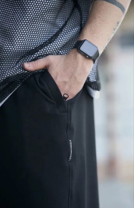 Спортивные штаны оверсайз черные