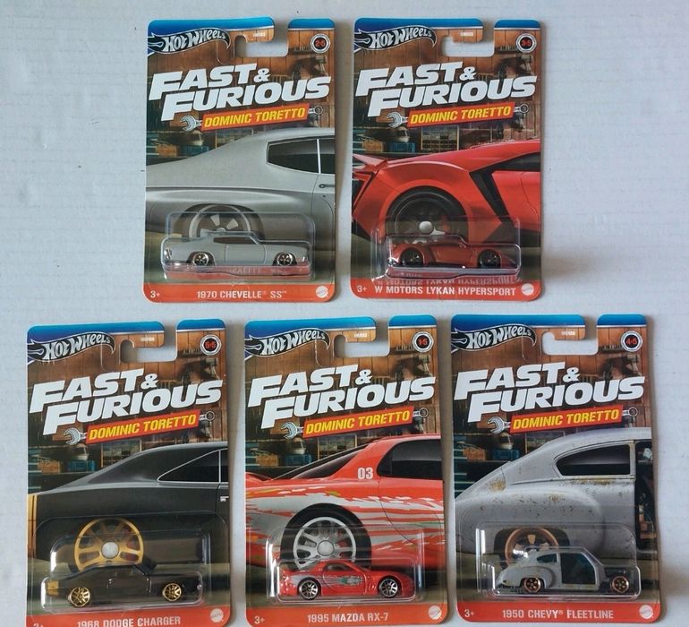 Set Completo Fast & Furious Dominic Toretto Hot Wheels