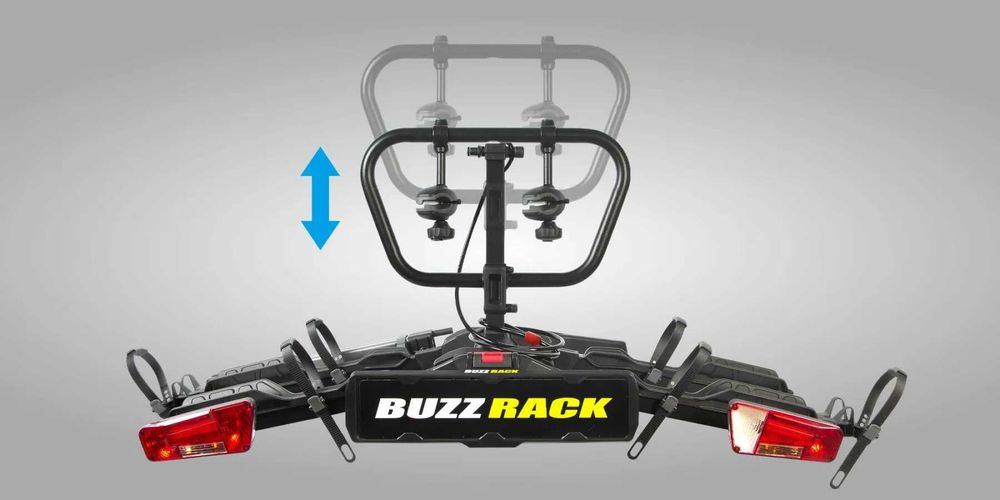 Platforma rowerowa Buzzrack Pro 2 do rowerów z bardzo szerokimi oponami - E-Biki , Fat - Bik, rampa do załadunku rowerów w standardzie
