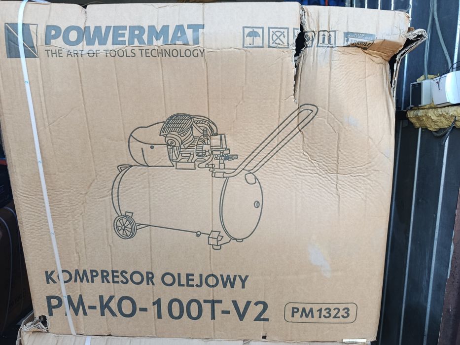 Kompresor olejowy 100l silnik v2 ostatni