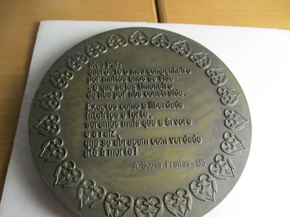 Medalhão do Dia do Pai Oferta Envio Registado