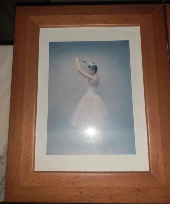 Conjunto de 2 quadros da bailarina