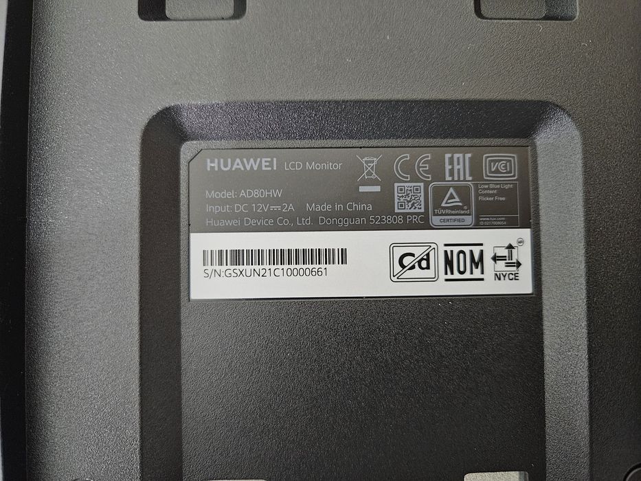 Monitor HUAWEI AD80HW (23.8'' - 60Hz - Full HD - LED IPS)
Monitor HUAWEI AD80HW (23.8'' - 60Hz - Full HD - LED IPS)