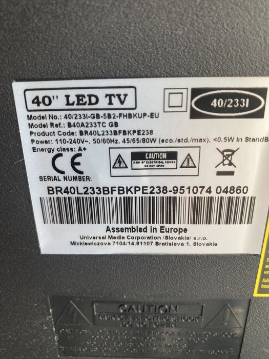Telewizor 40 cali Blaupunkt B40A233TC