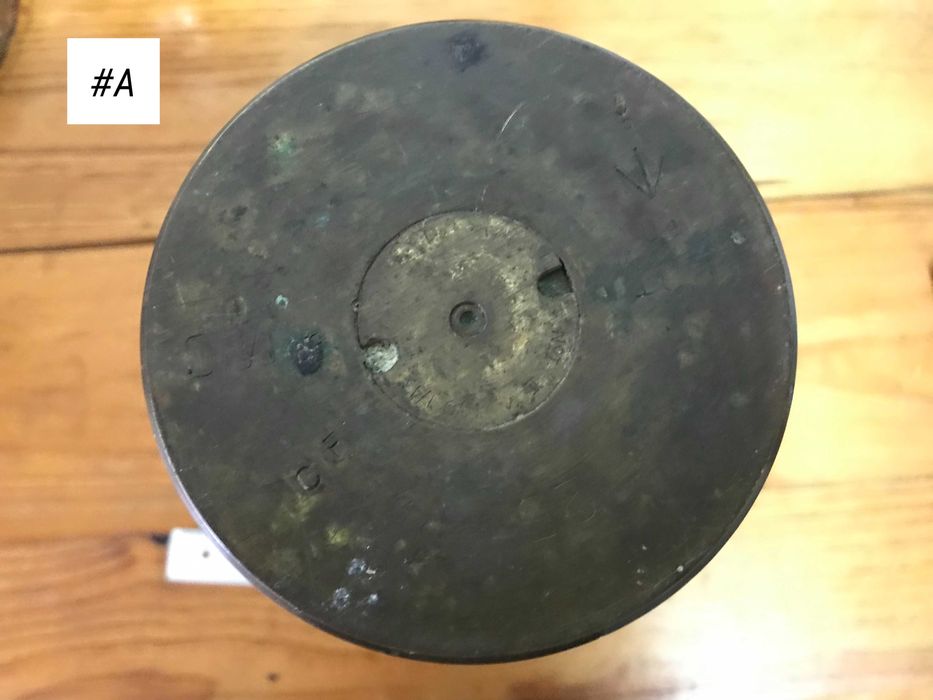 Invólucro de munição Primeira e Segunda Guerra Mundial