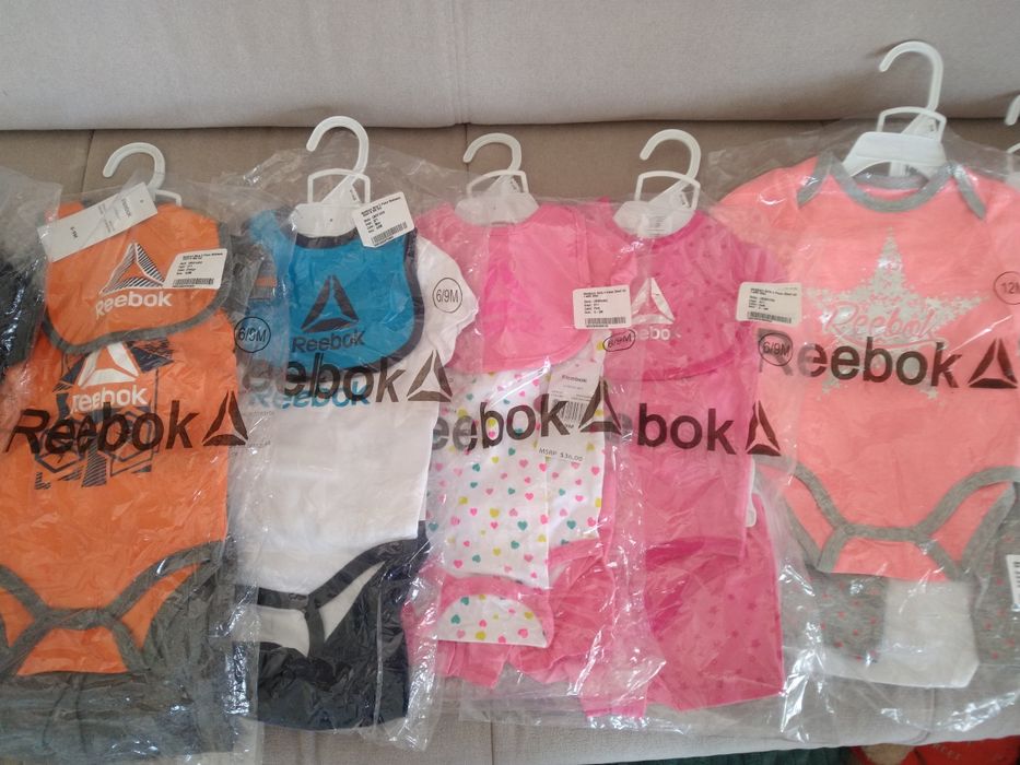 Reebok Body dziecięce, spodenki, zestaw chłopiec dziewczynka