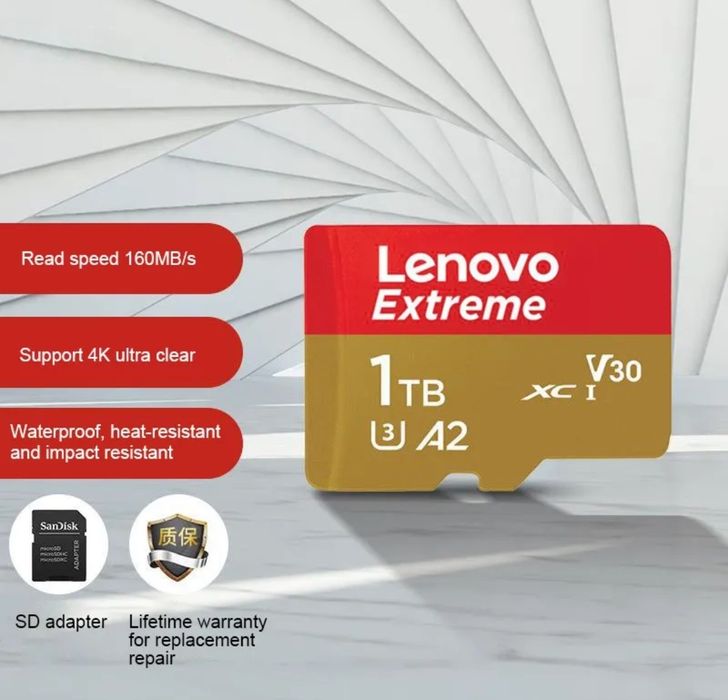 Карта пам'яті Micro SD Lenovo 1 TB