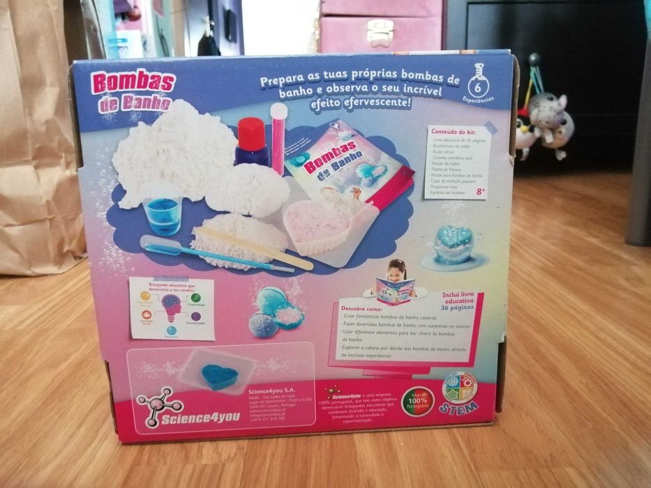 Conjunto 07 - Kit bombas de banho science4you