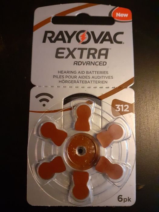 Pilhas rayovac extra 312