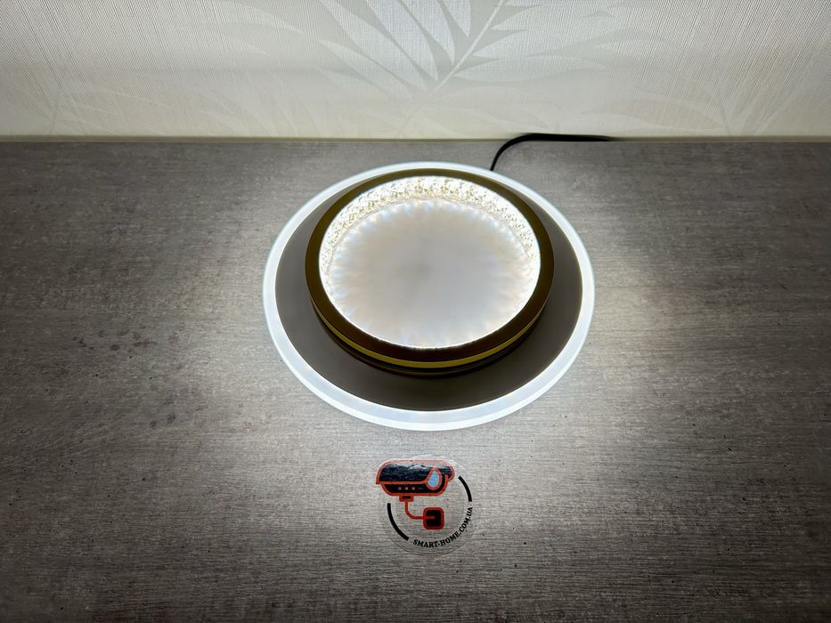 ХІТ 23W люстра потлочная с позолотой золотая светильник стельовий