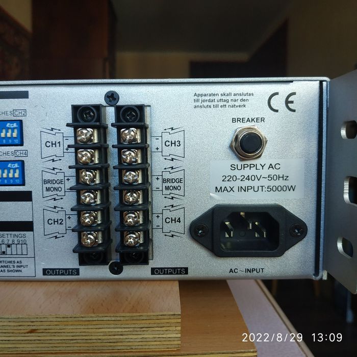 Усилитель мощности Alto MC500.4