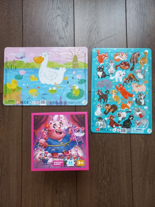 Пазли Puzzlika DODO 3+ 5+ пазли рамка