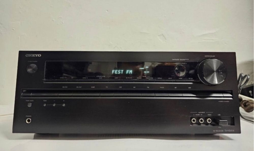 5.1 AV Amplifier Onkyo TX-NR414, HDMI, USB, 3D, LAN