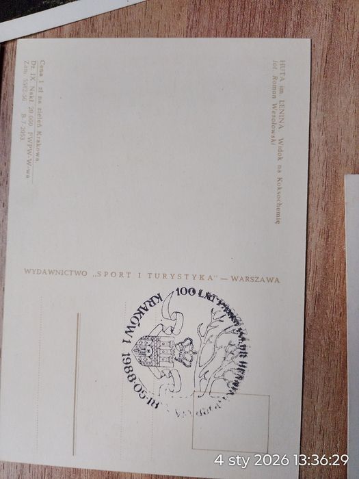 Stare pocztówki z Krakowa czarno-białe