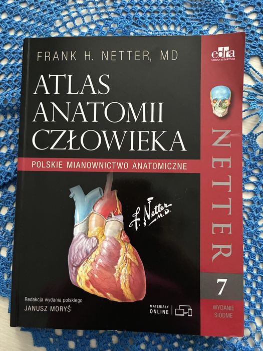 Atlas anatomii Netter wydanie 7 stan idealny