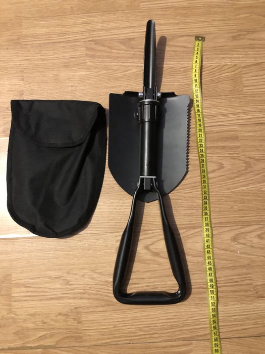 Saperka 3w1 - łopata, kilof, piła + pokrowiec = 2 sztuki