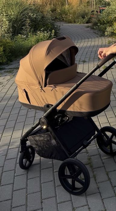 Wózek gondola i spacerówka Venicci claro 2 w 1 + śpiworek cottonmoose