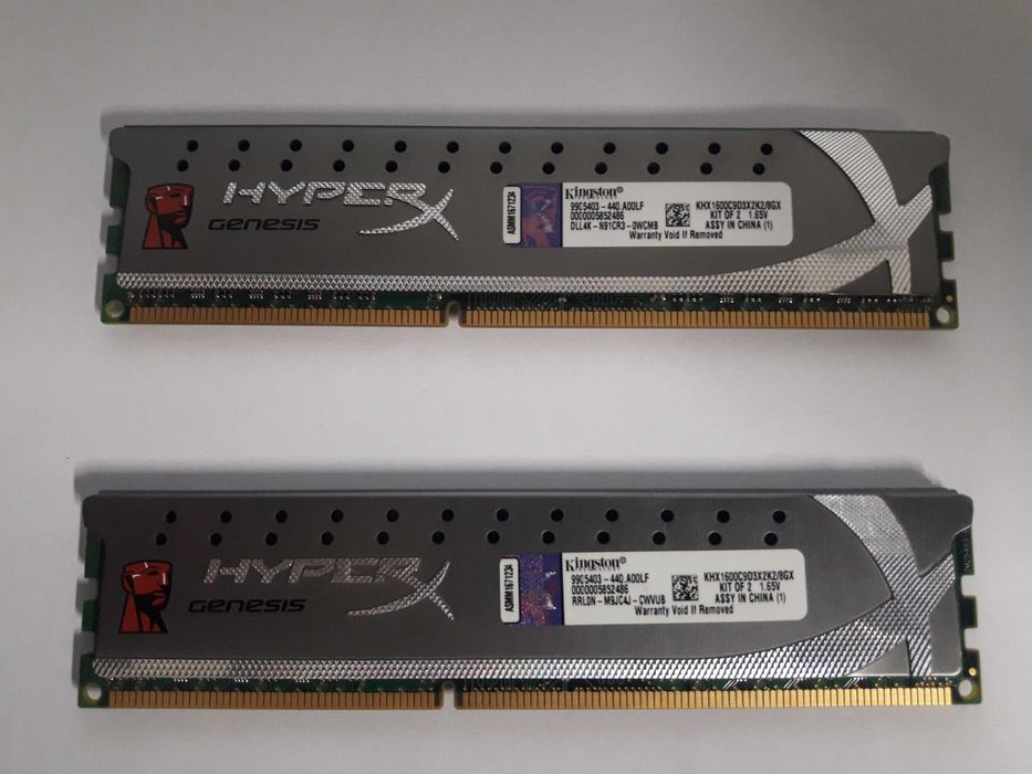 Продам оперативную память Kingston HyperX Genesis 2×4Gb.