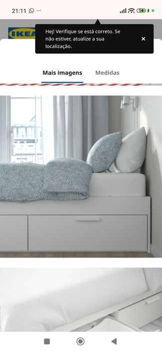 Cama casal + colchão