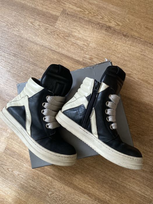 Rick owens geobasket jumbo lace + шнурки: 1 989 грн. - Кеды