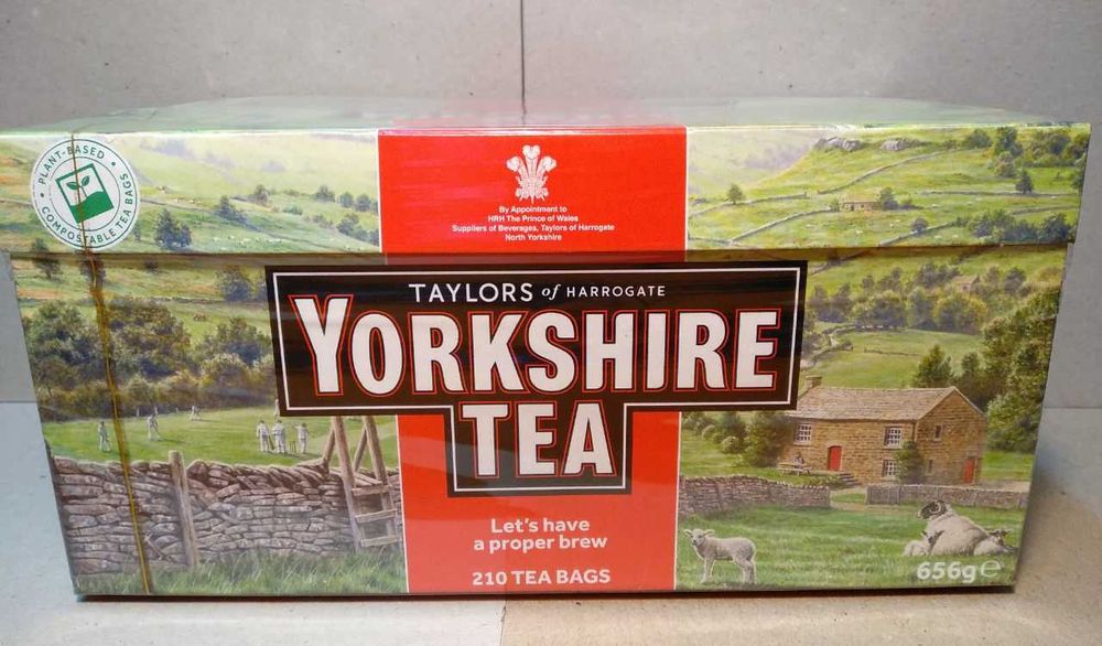 Англійський чорний чай "Йоркширський" 210 пакетиків 656 г