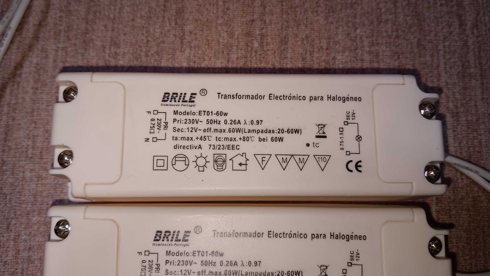 Transformadores Eletrônico Halogêneo - Brile e Wise