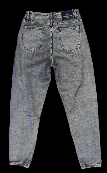 Джинси Mom, сірі