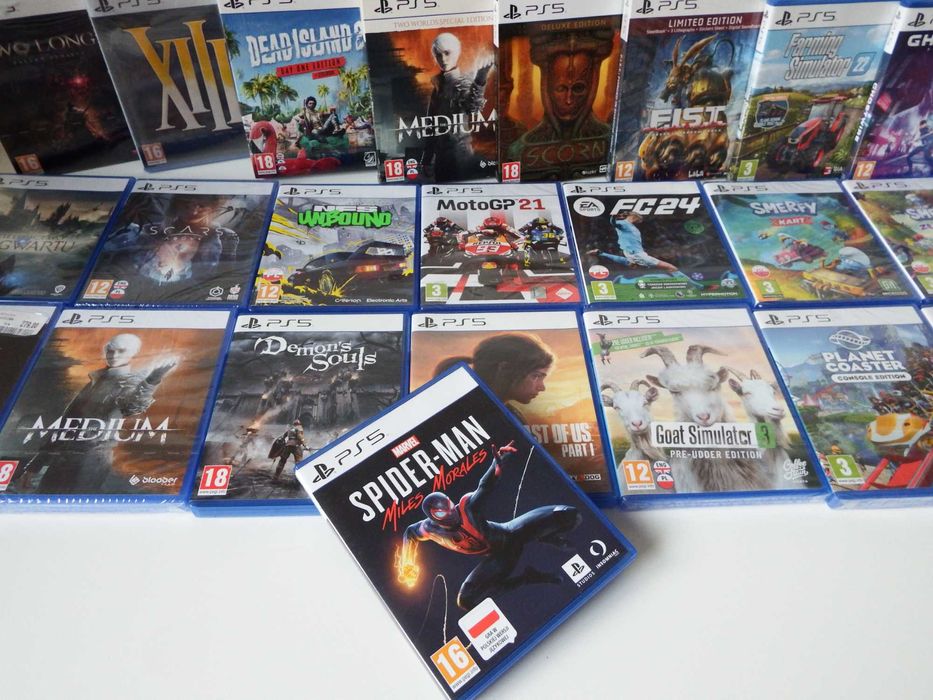 GRY PS5 Spiderman MILES MORALES PL stan BDB inne gry Sony PS5