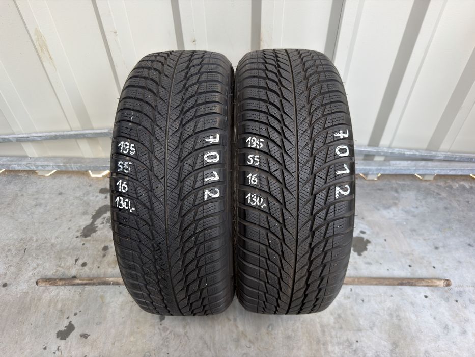 Opony zimowe Bridgestone 195/55/16 91V - 2023r. JAK NOWE!