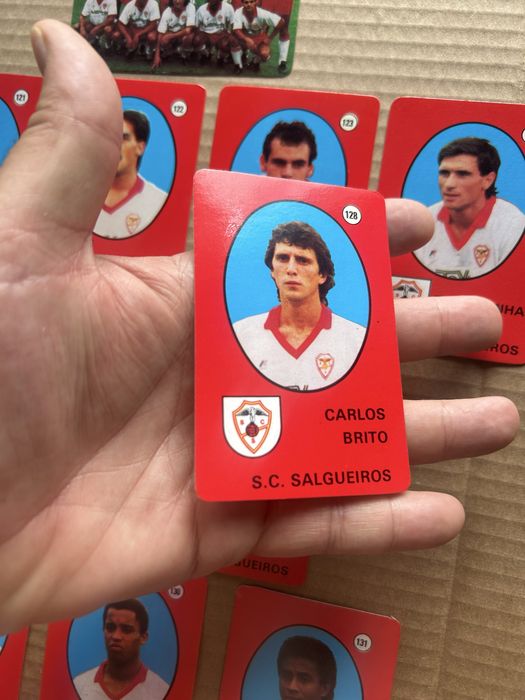 Equipa do Salgueiros 87/88 calendários futebol
