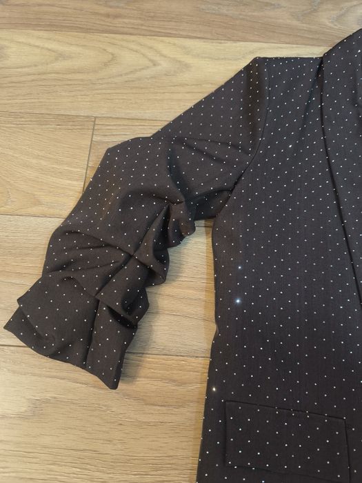 Nowy elegancki żakiet z cyrkoniami