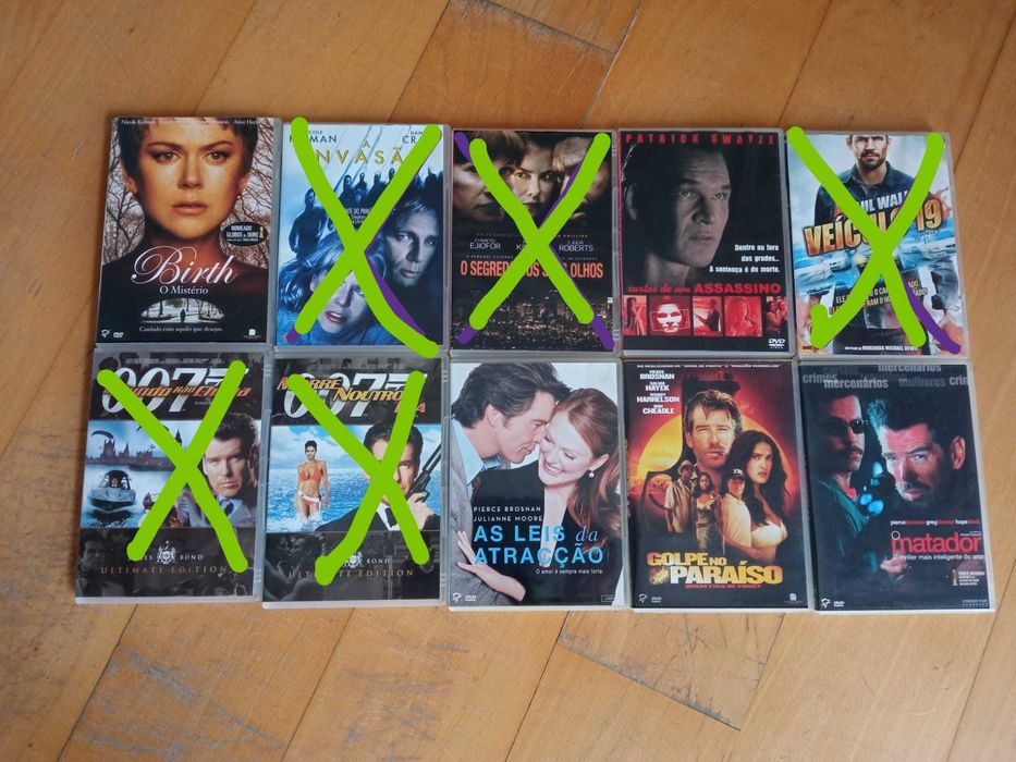 Vendo os filmes de todos os anúncios por 45€