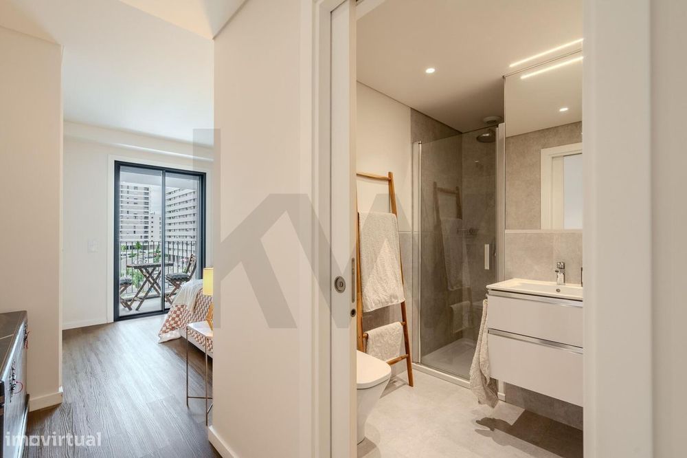 T2 para Arrendar no Avenida Altear | Piscina no Rooftop · Garagem com