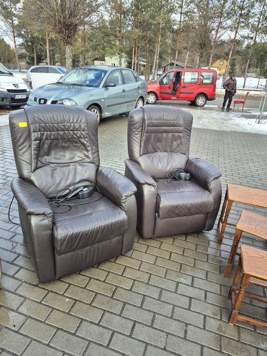 Fotel skórzany relaks