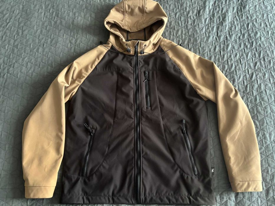 Куртка soft shell Staff di light brown & black XL