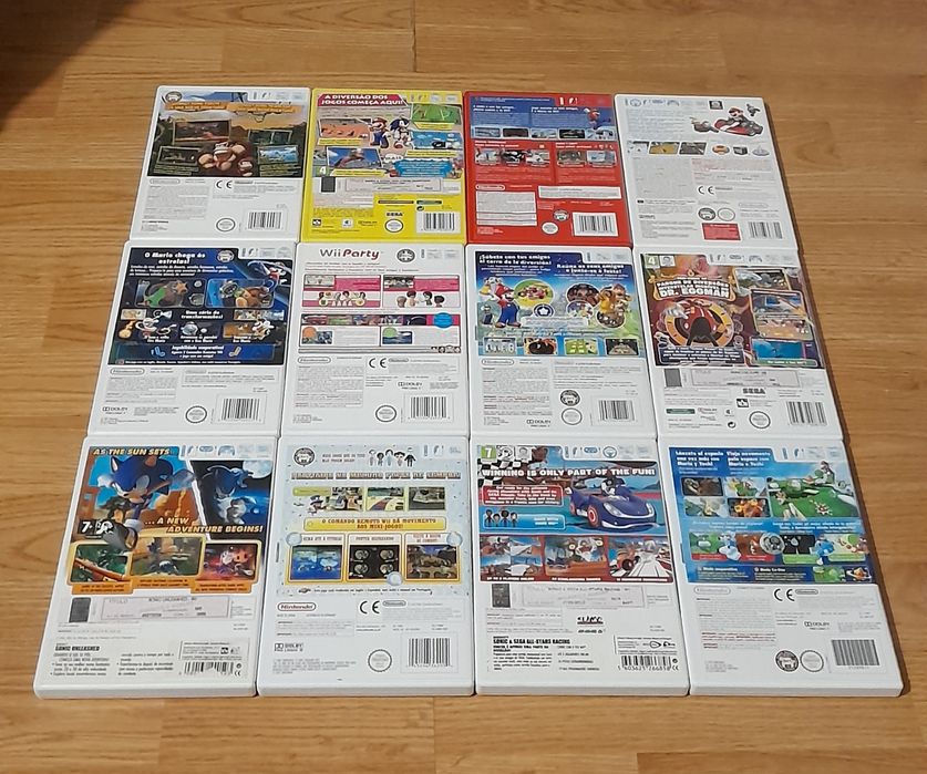 Jogos Originais e Completos Nintendo Wii/Wii U (Versão PT)