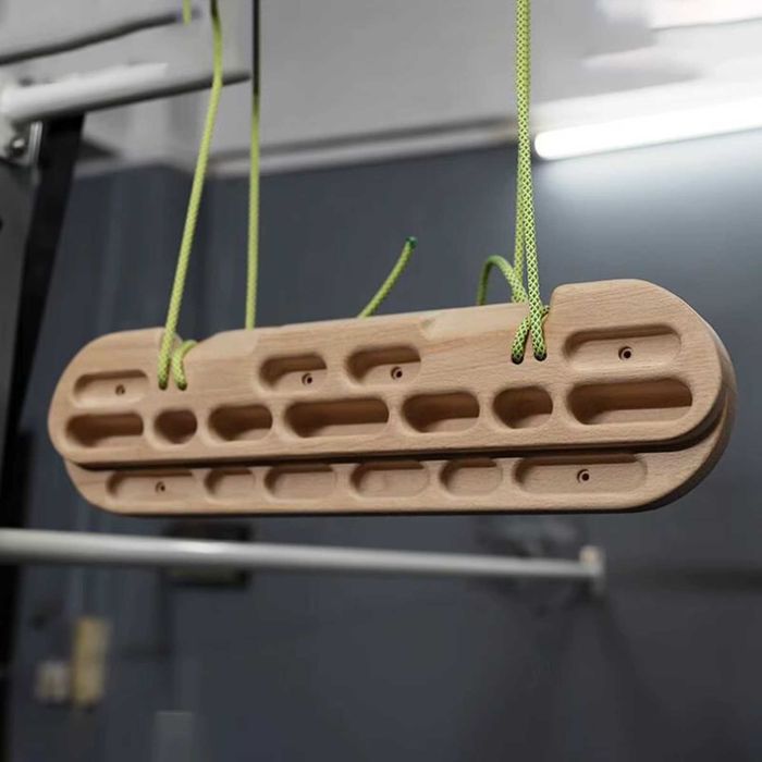 Drewniana Chwytotablica Wspinaczkowa Gładkie Grubo Drewno Lina GRATIS