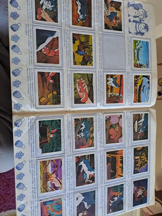 Bana e Flapi caderneta cromos