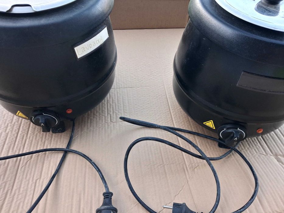 Panelas eletricas para sopa, com regulação de temperatura