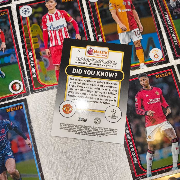 47 Cartas Topps Merlin 2024