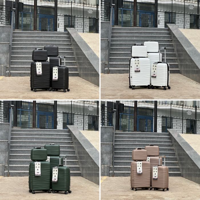 Яркий полипропилен!Чемодан Турция  на колесах,валіза,сумка на колесах