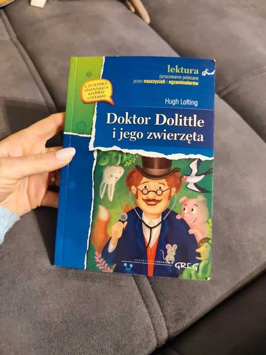 książka Doktor Dolittle i jego zwierzęta - opracowanie, H. Lofting