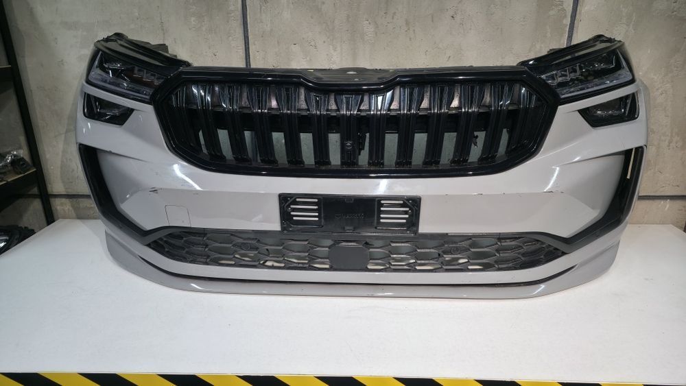 Skoda Kodiaq рестайл Crystal LED фари бампер передок 2024 2025 OEM Європа комплект в зборі! в наявності!